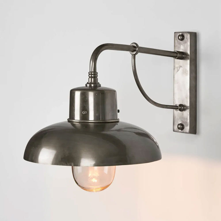 Bridgewater Outdoor Wall Light Silver IP54- ELPIM51507AS