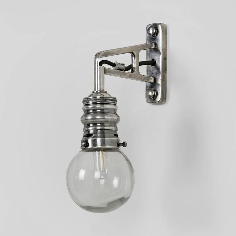 Carlton Outdoor Wall Light Silver - ELPIM51517AS