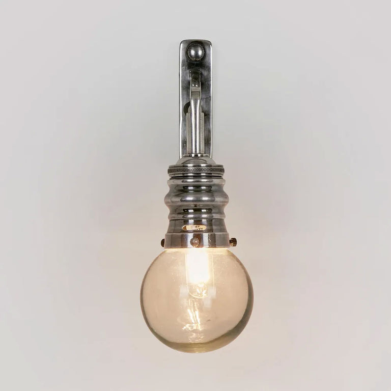 Carlton Outdoor Wall Light Silver - ELPIM51517AS