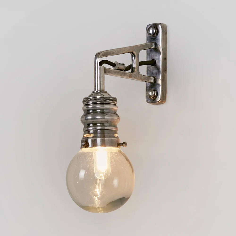 Carlton Outdoor Wall Light Silver - ELPIM51517AS