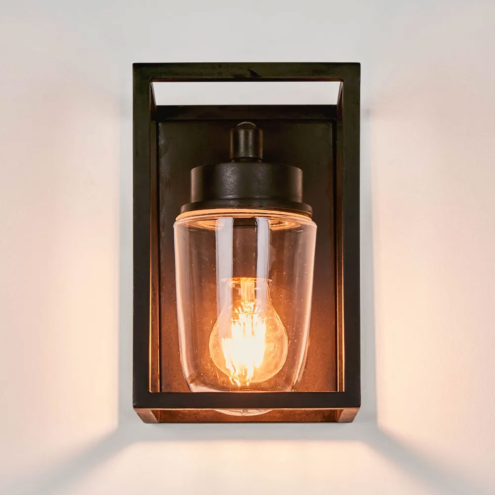 Wellington Outdoor Wall Light Black IP54 - ELPIM51831BLK