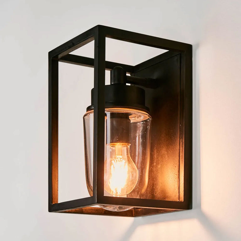 Wellington Outdoor Wall Light Black IP54 - ELPIM51831BLK
