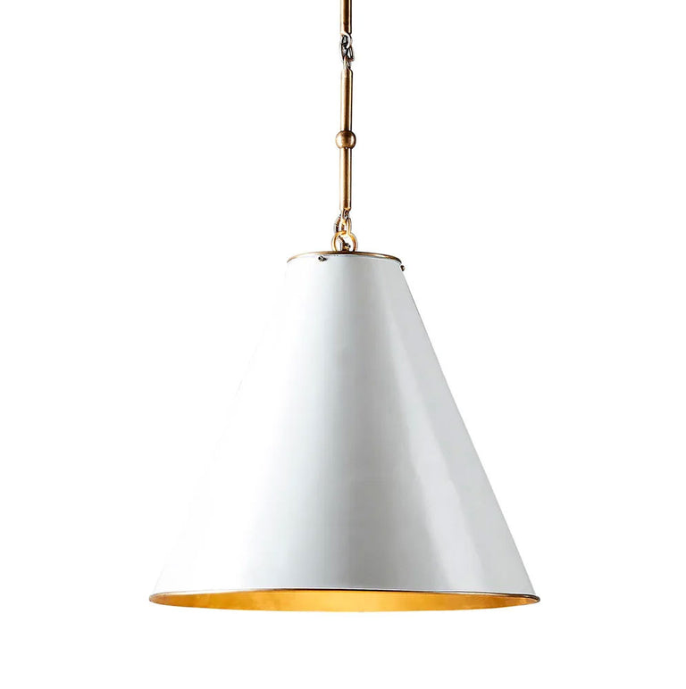 Monte Carlo Ceiling Pendant Large White and Brass - ELPIM51946AB