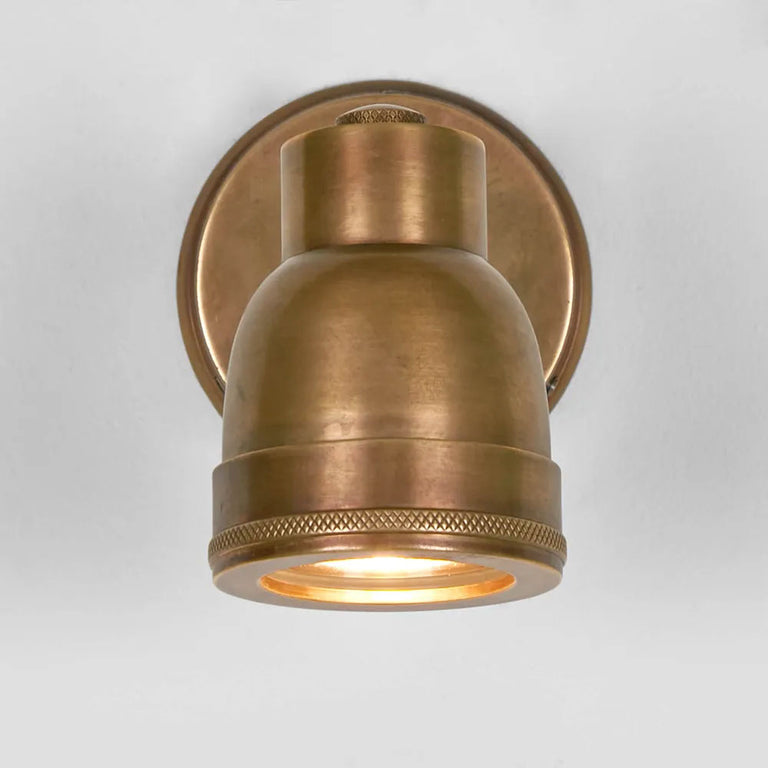 Pasco Outdoor Wall Light Antique Brass IP54 - ELPIM52206AB