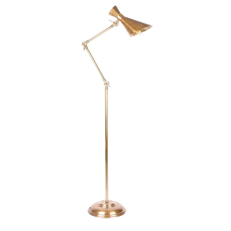 Grasshopper Floor Lamp Antique Brass - ELPIM52310AB