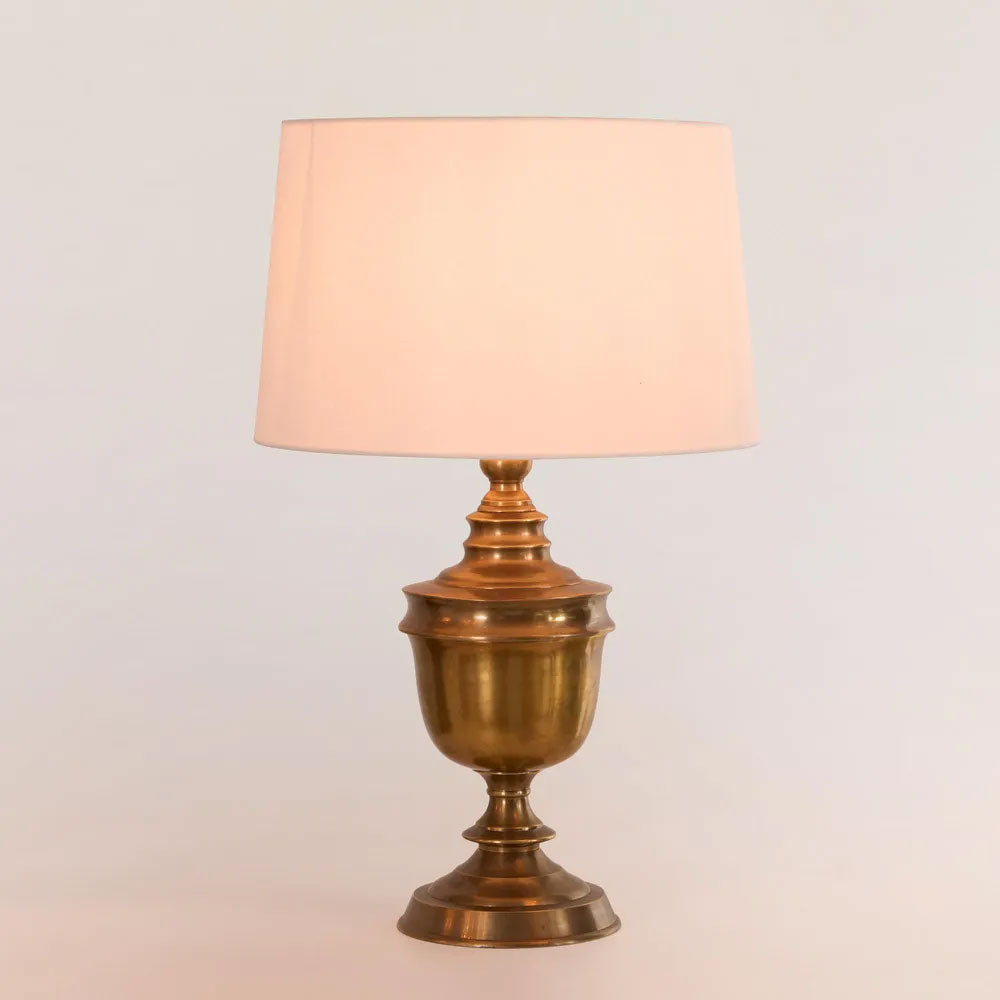 Sheffield Table Lamp Antique Brass With Shade - ELPIM58269AB