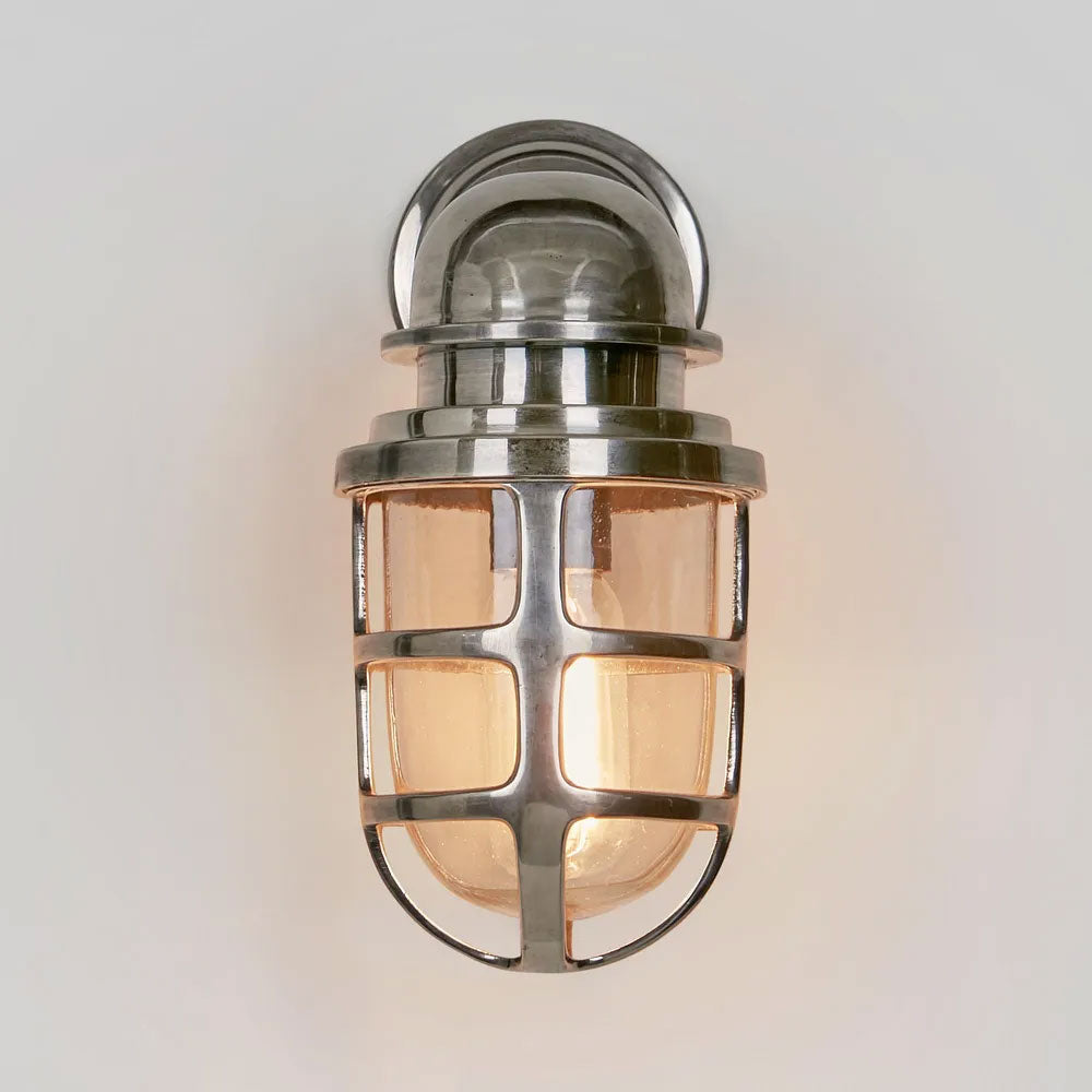 Porto Outdoor Wall Light Antique Silver IP54 - ELPIM59895AS