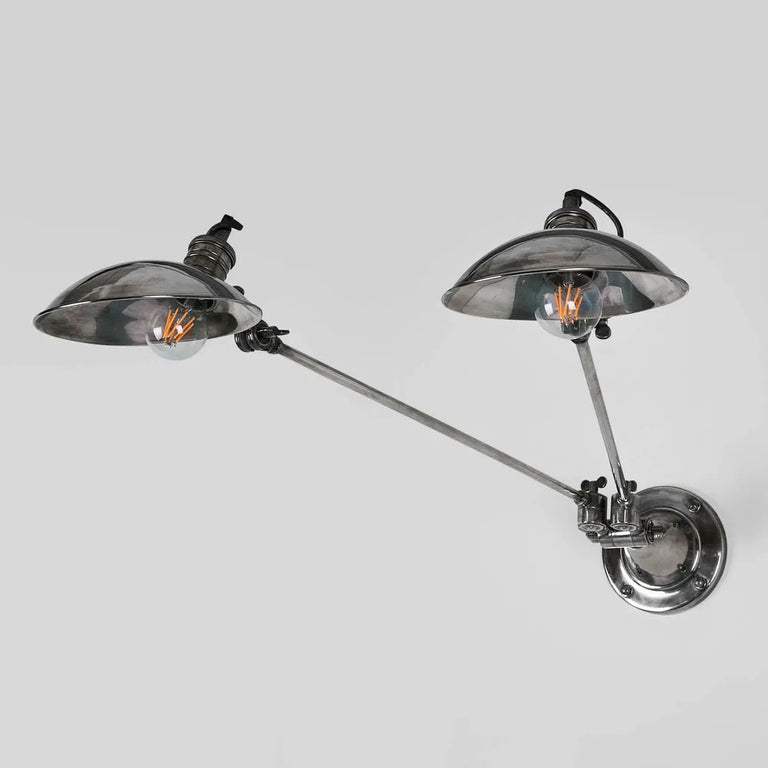 Remington Wall Lamp With Metal Shade Silver - ELPIM59939AS