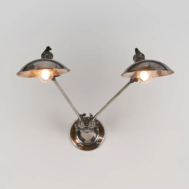 Remington Wall Lamp With Metal Shade Silver - ELPIM59939AS