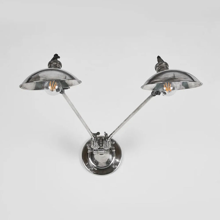 Remington Wall Lamp With Metal Shade Silver - ELPIM59939AS