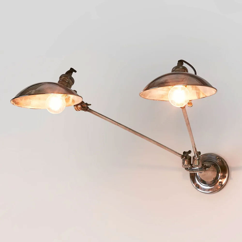 Remington Wall Lamp With Metal Shade Silver - ELPIM59939AS