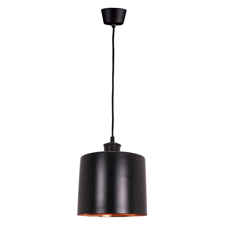 Portofino Pendant Large Black & Copper - ELPRFT34BLKCOP