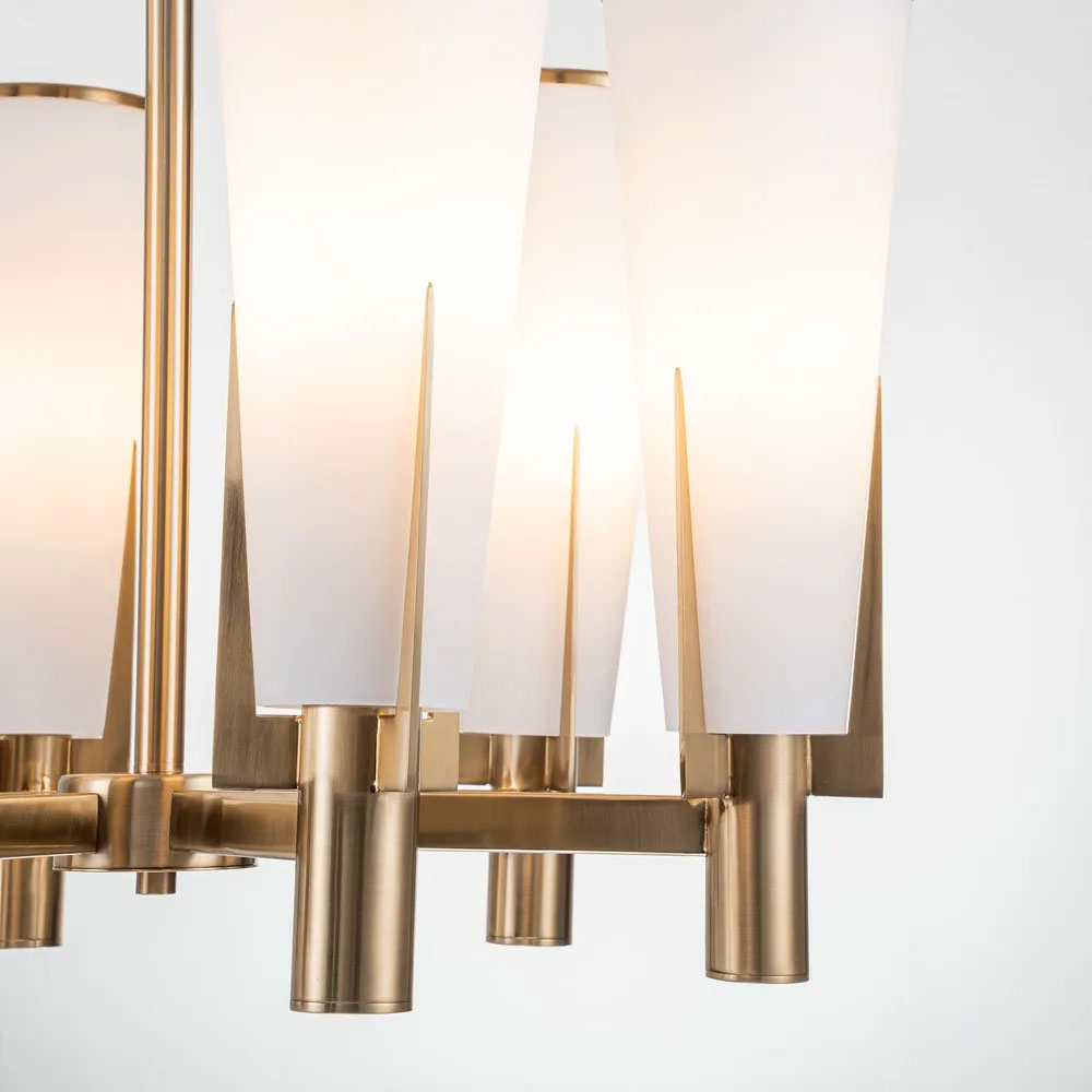 St Germain Chandelier Brass - ELS1015786
