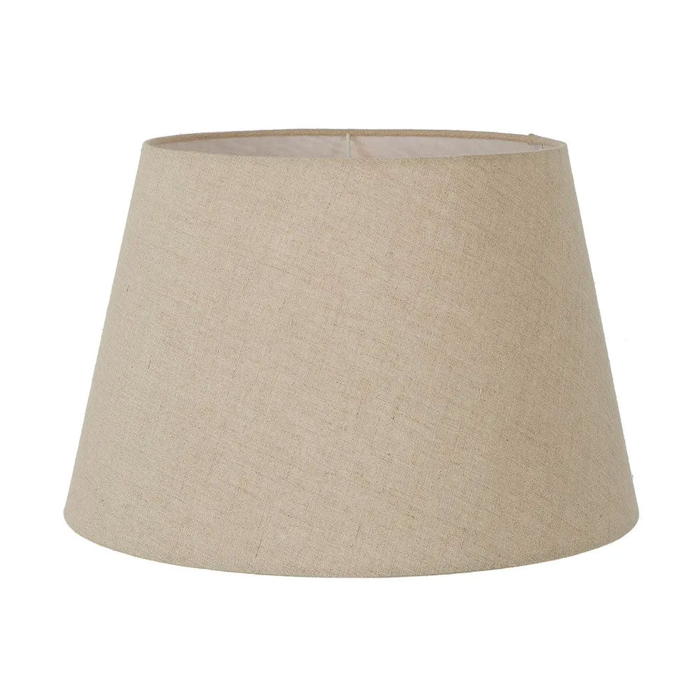 Linen Taper Shade Large 16" Dark Natural - ELSZ161110NLEU