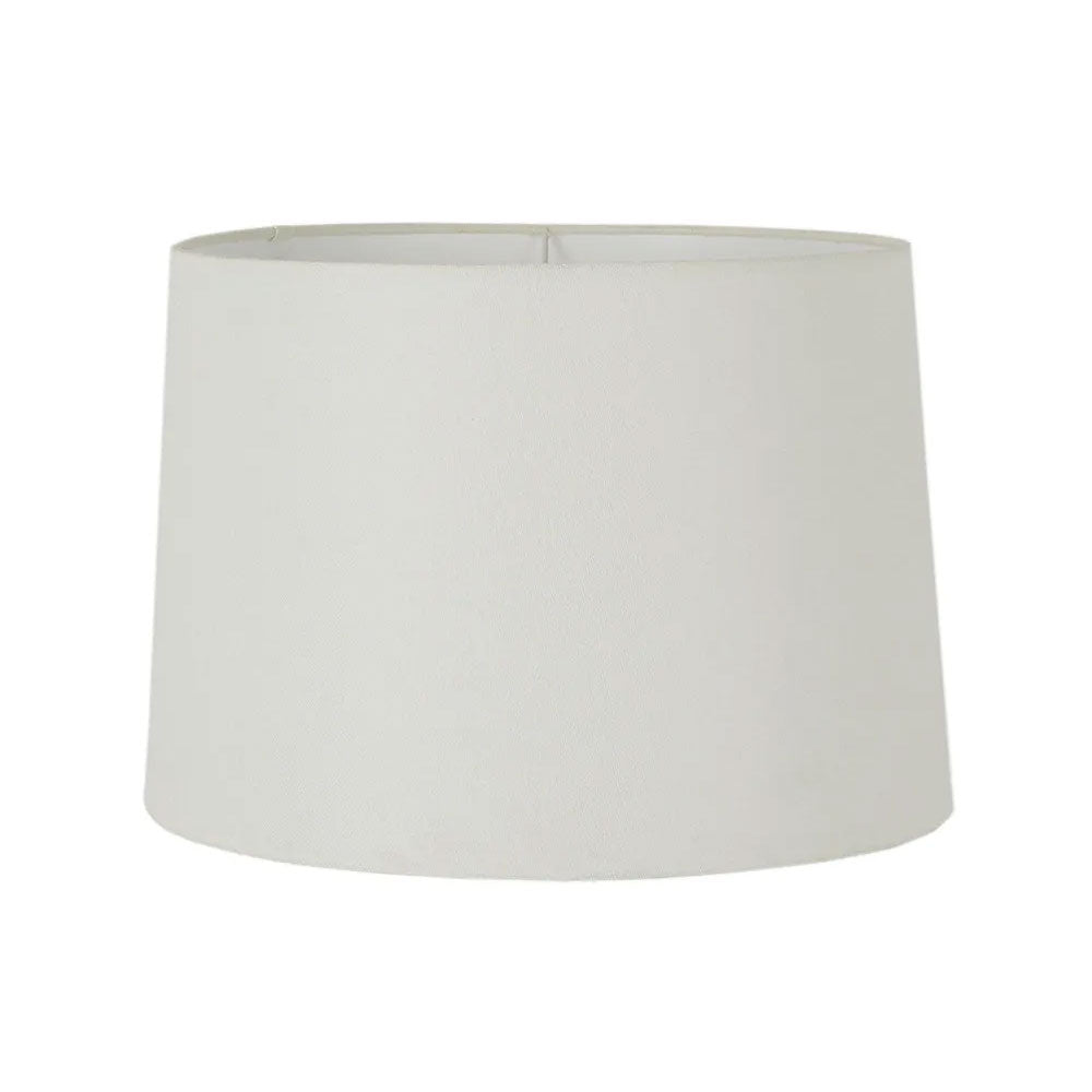 Linen Drum Shade Large 16" Textured Ivory - ELSZ161410IVEU