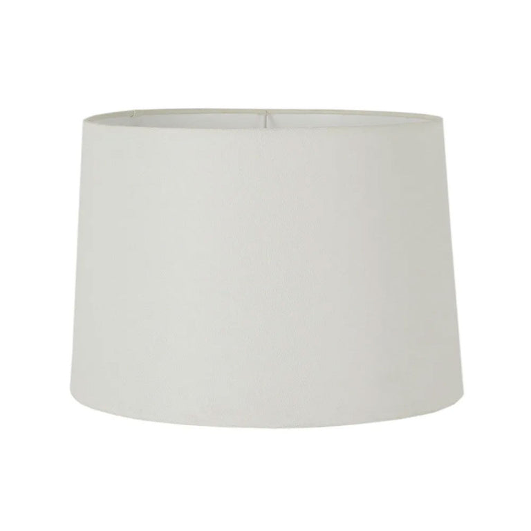 Linen Drum Shade Large 16" Textured Ivory - ELSZ161410IVEU
