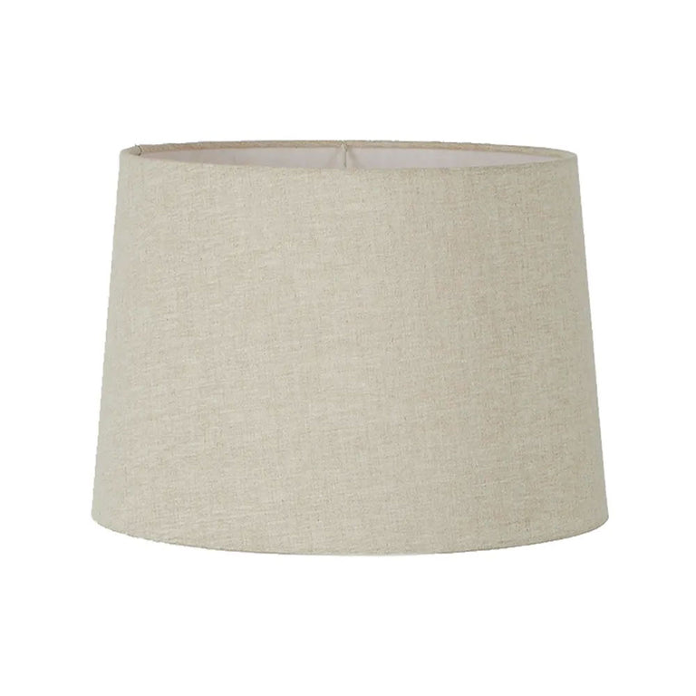Linen Drum Shade Large 16" Light Natural - ELSZ161410LLEU