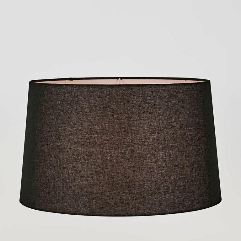 Linen Drum Shade XL 18" Black - ELSZ1816105BLKEU