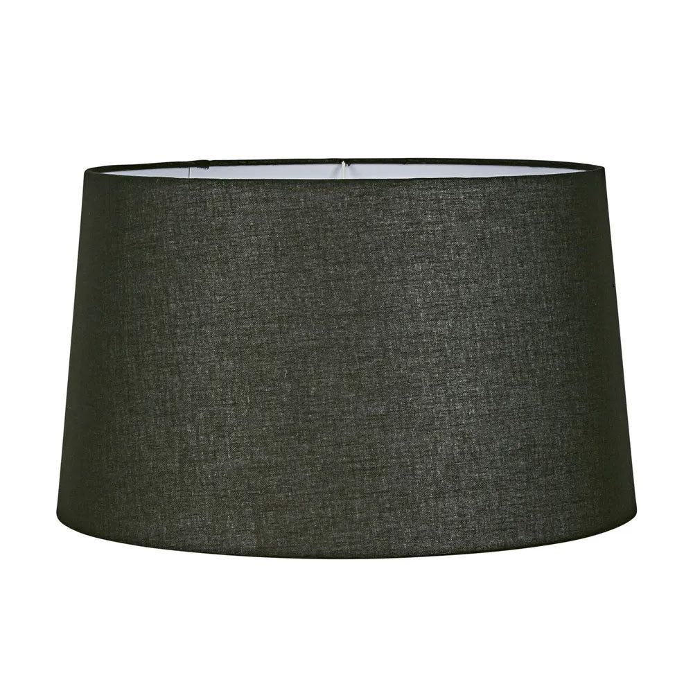 Linen Drum Shade XL 18" Black - ELSZ1816105BLKEU