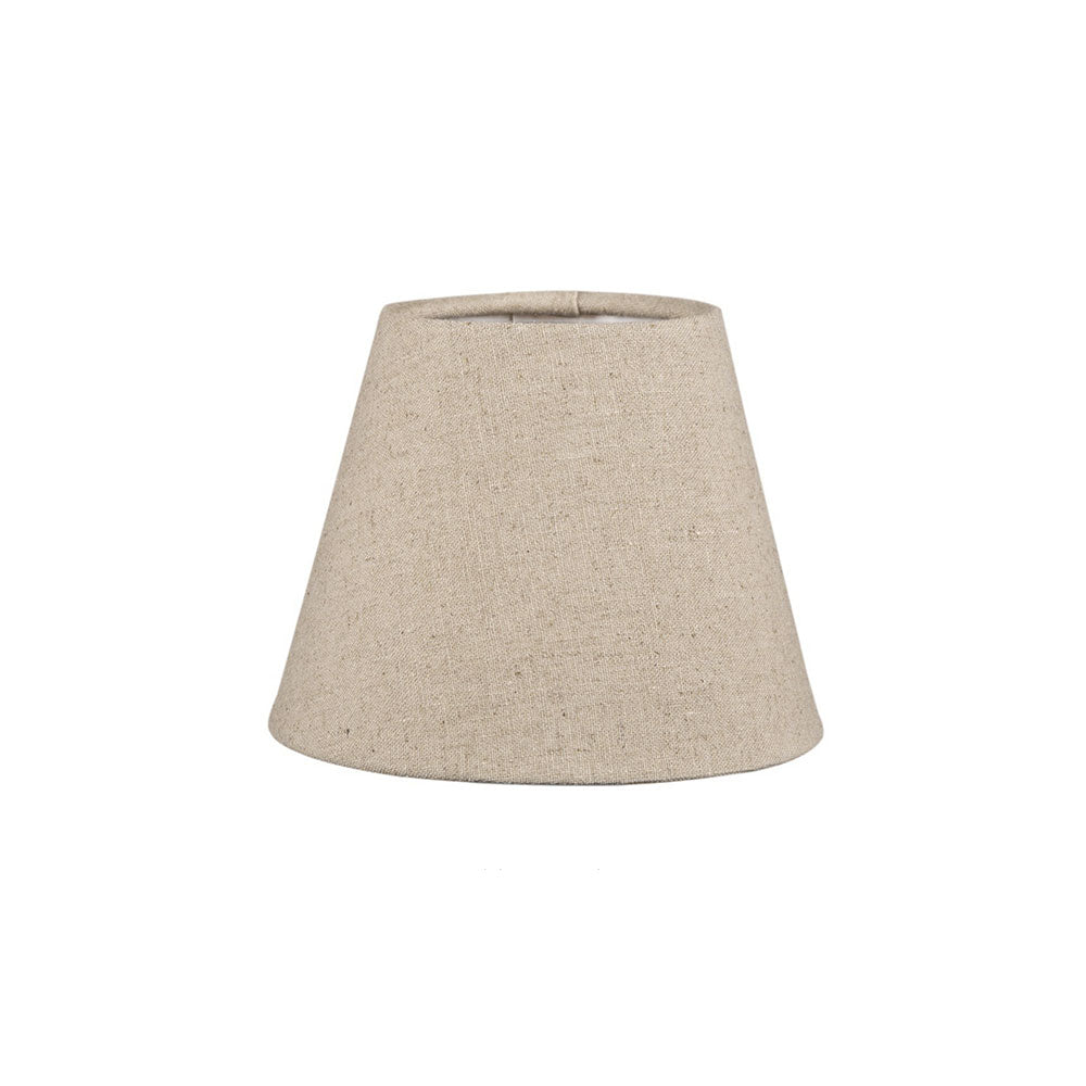 Linen Taper Clip On Shade XXXS 6" Natural - ELSZ645NL