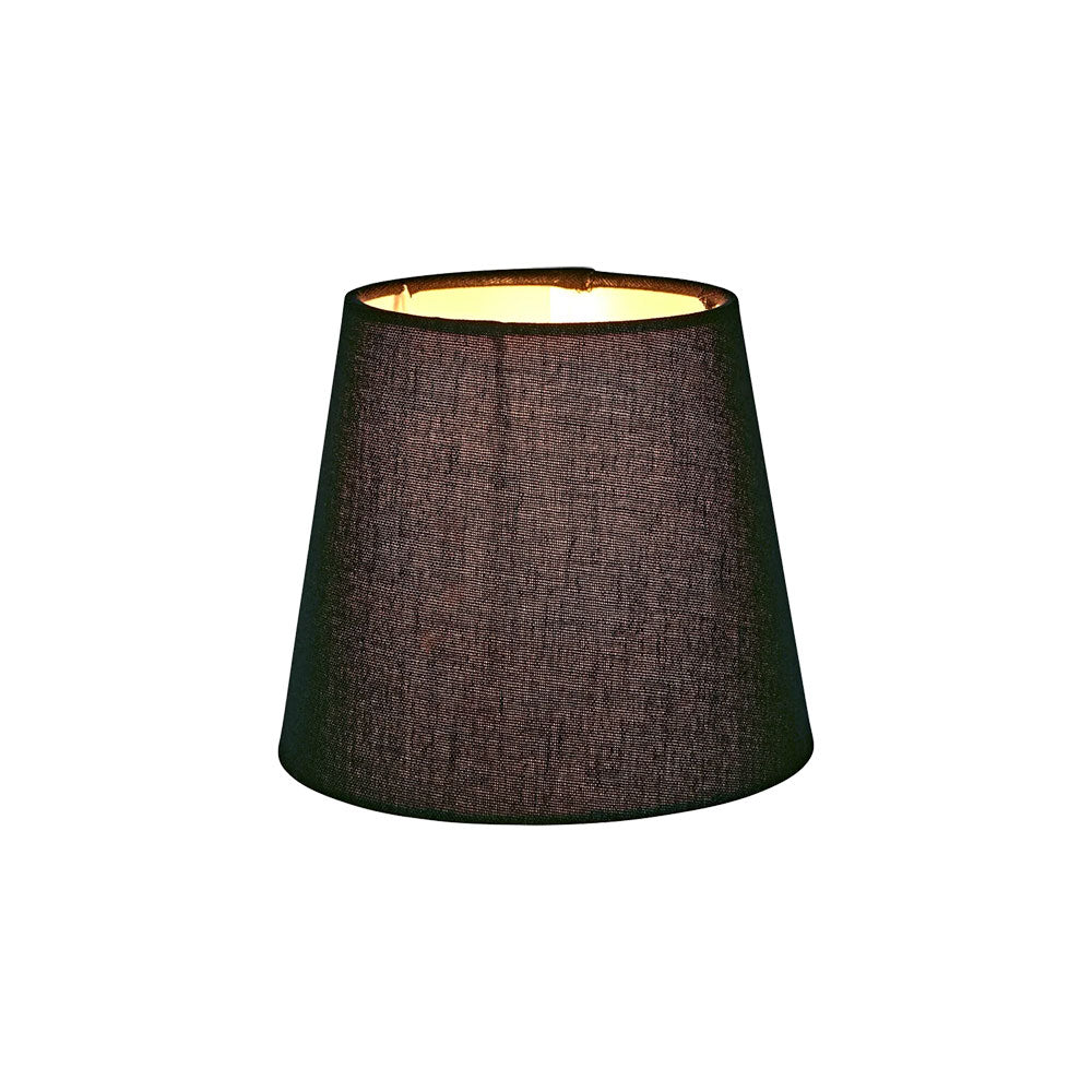 Linen Taper Shade XXS 7" Black - ELSZ756BLKEU
