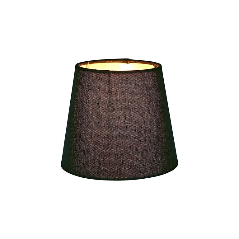 Linen Taper Shade XXS 7" Black - ELSZ756BLKEU