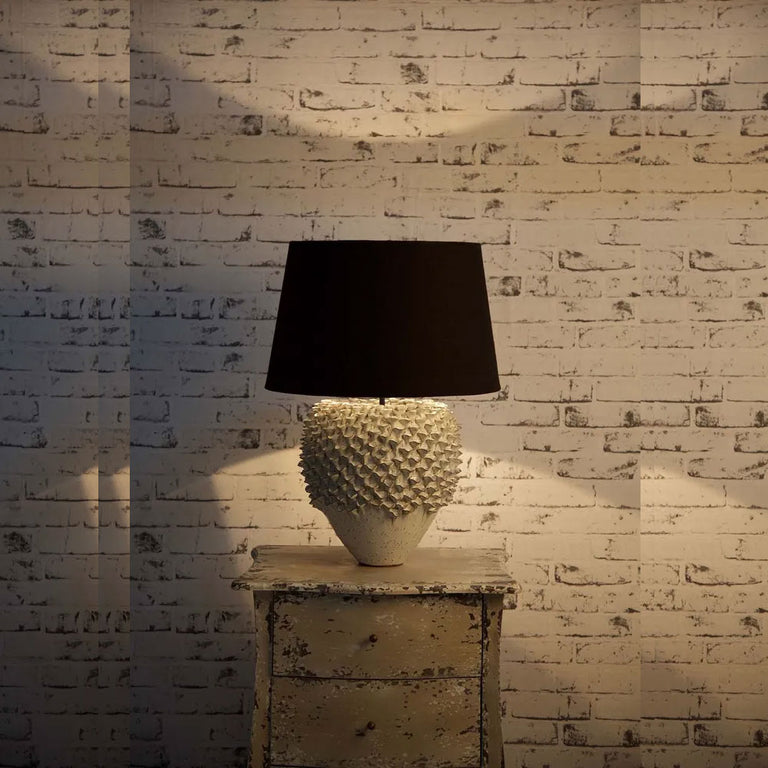 Warwick Table Lamp Cream With Black Shade - ELTIQ102689
