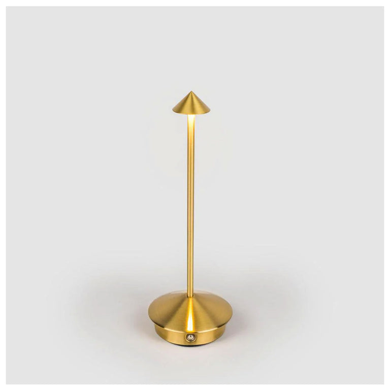 Warren Rechargeable Table Lamp Brass - ELWEL0132BRA