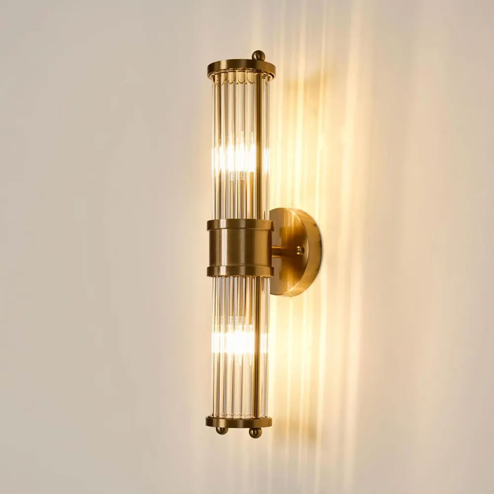 Jenson Double Wall Light Brass - ELYS1113212