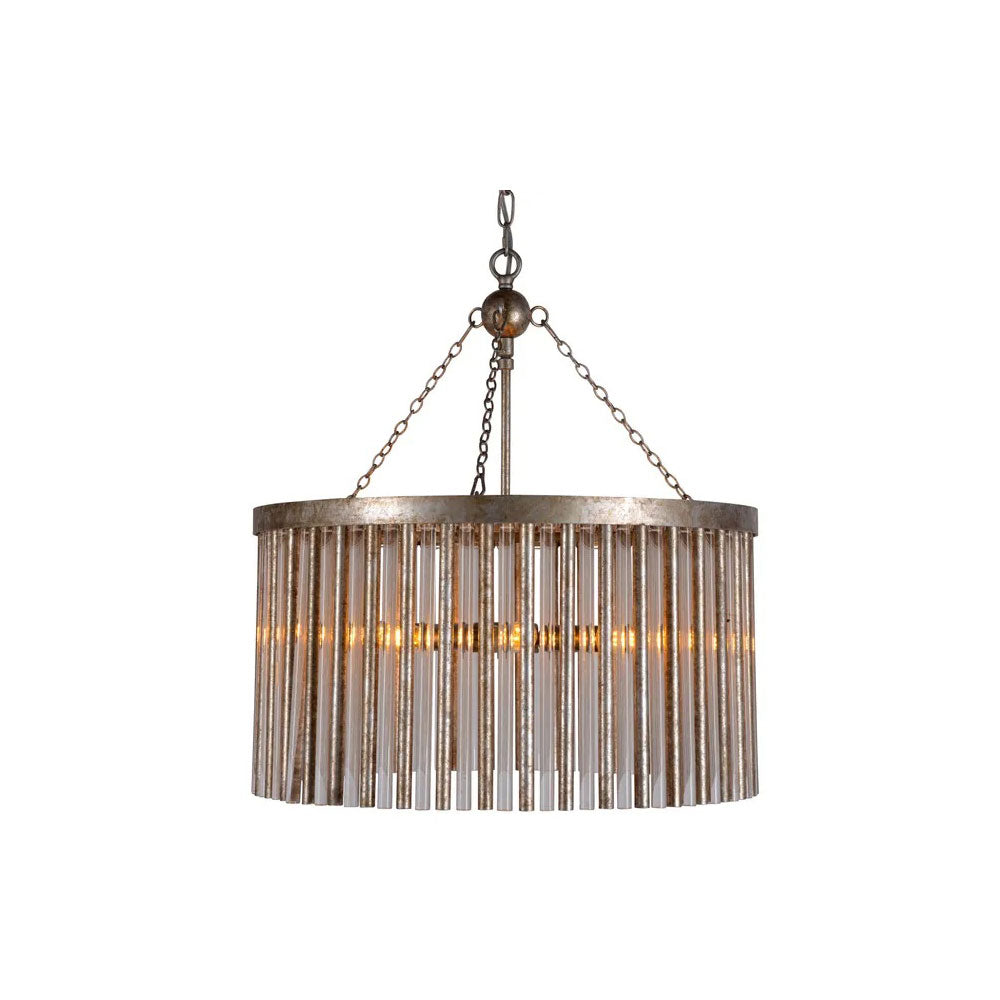 Midtown Chandelier Antique Silver - ELZR5015