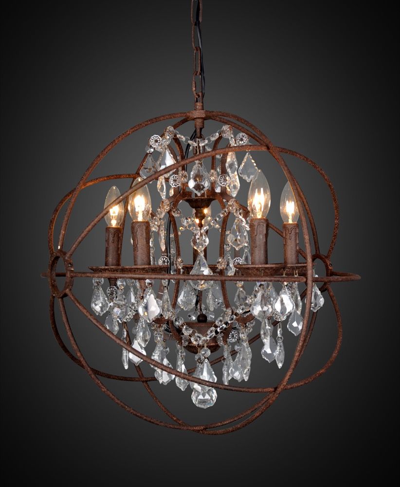 Sundance Chandelier Medium Rust - ELZRD60002-50R