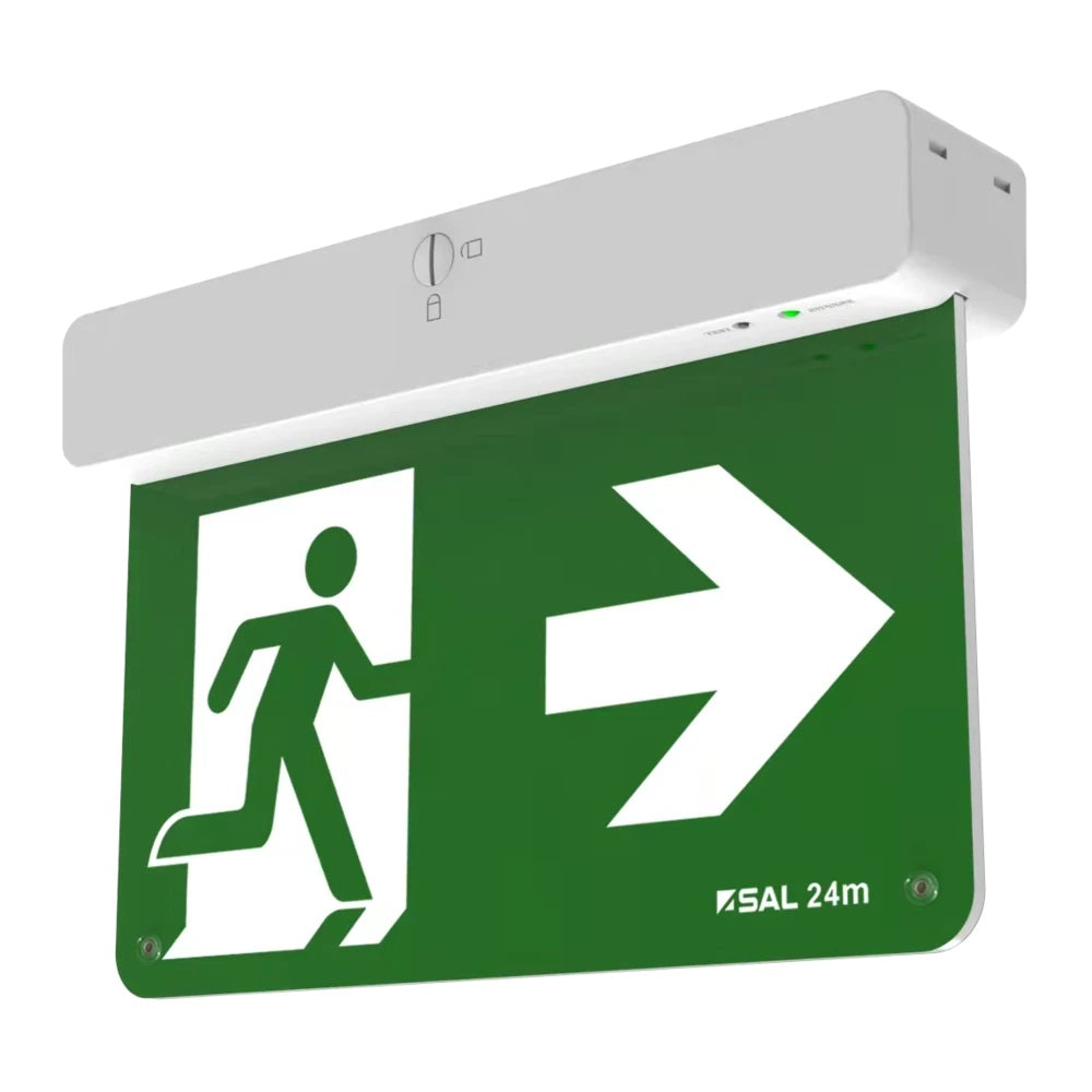 Emergency Exit 24 Metre Viewing White - SELK1500EX3