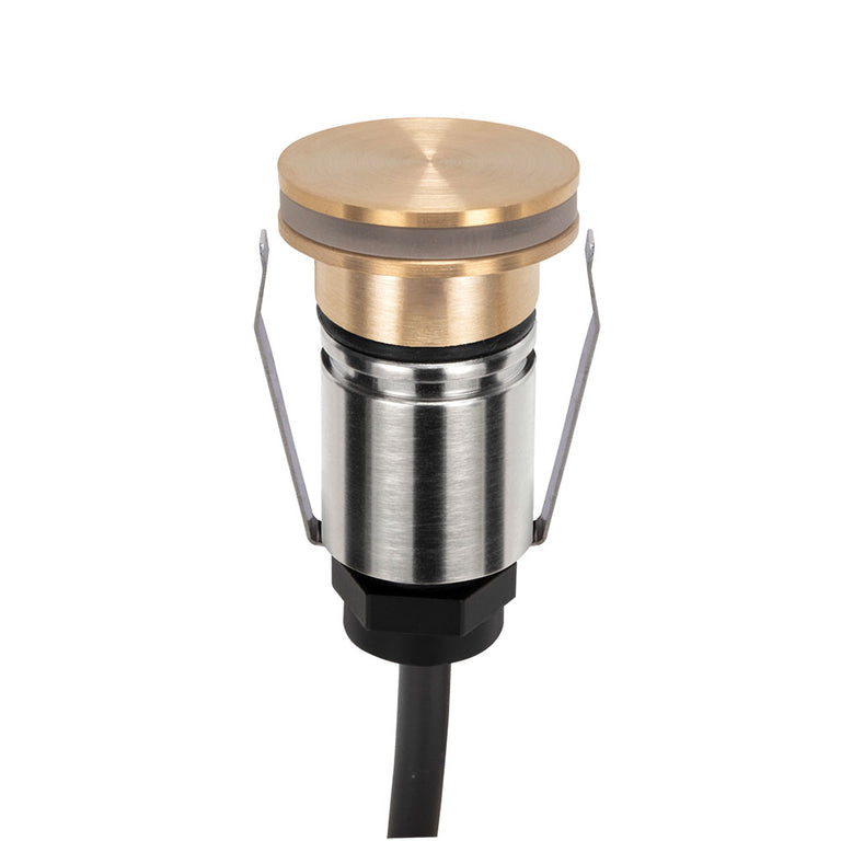 Emit-85 6W 24V DC 36° LED Halo Decklight Brushed Brass / RGBW - 10242