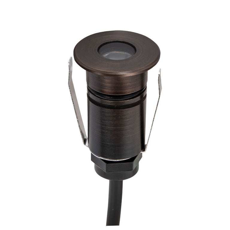 Emit-25 1W 12V / 24V DC 36° LED Round Open Decklight Antique Brass / Tri-Colour - 10030