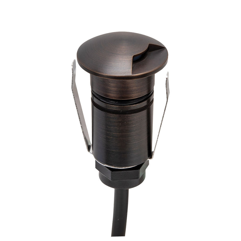 Emit-85 12V / 24V DC 36° LED 1-Way Decklight Antique Brass / Tri-Colour - 10208