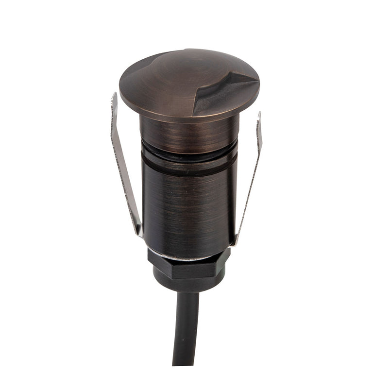 Emit-85 12V / 24V DC 36° LED 2-Way Decklight Antique Brass / Tri-Colour - 10209