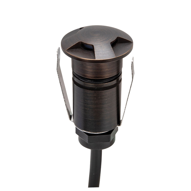 Emit-85 12V / 24V DC 36° LED 3-Way Decklight Antique Brass / Tri-Colour - 10210