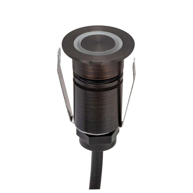 Emit-25 1W 12V / 24V DC 36° LED Ring Decklight Antique Brass / Tri-Colour - 10038