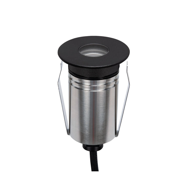 Emit-85 12V / 24V DC 36° LED Round Open Decklight Black / Tri-Colour - 10175