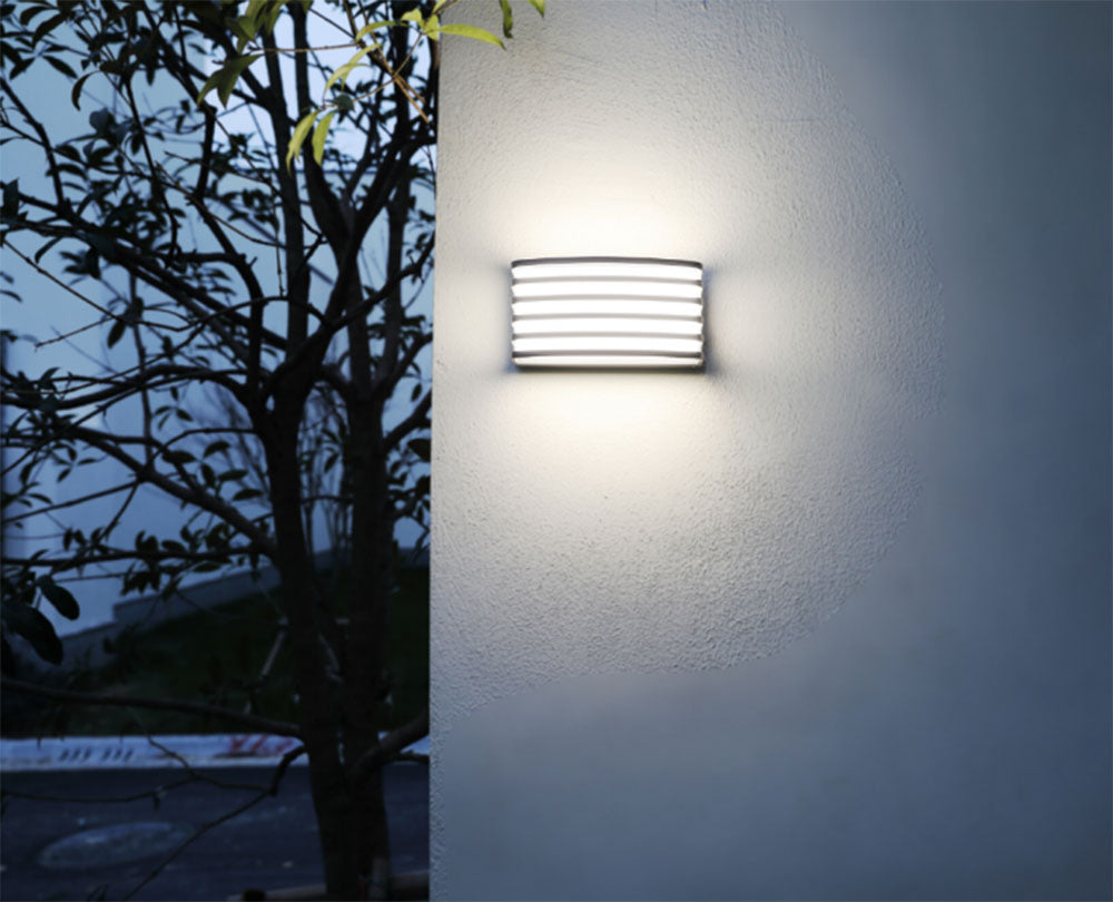 Echo 12W LED Bunker Light Charcoal / Warm White - LJ2081-CC