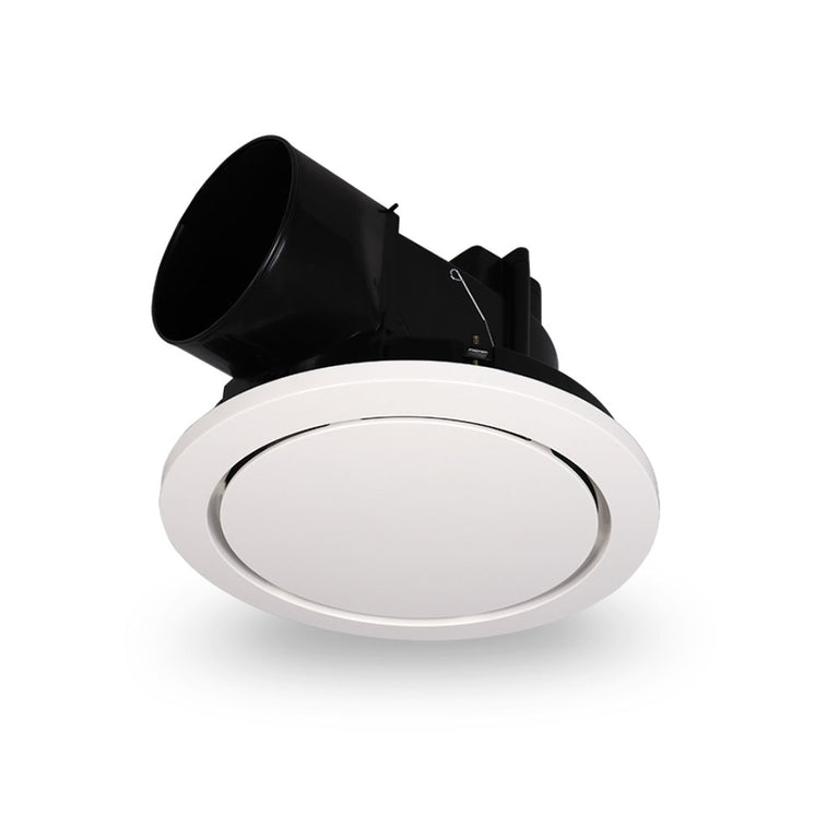 Eclipse 290mm Round Exhaust Fan White - ECLIPSE/290/WH/RD