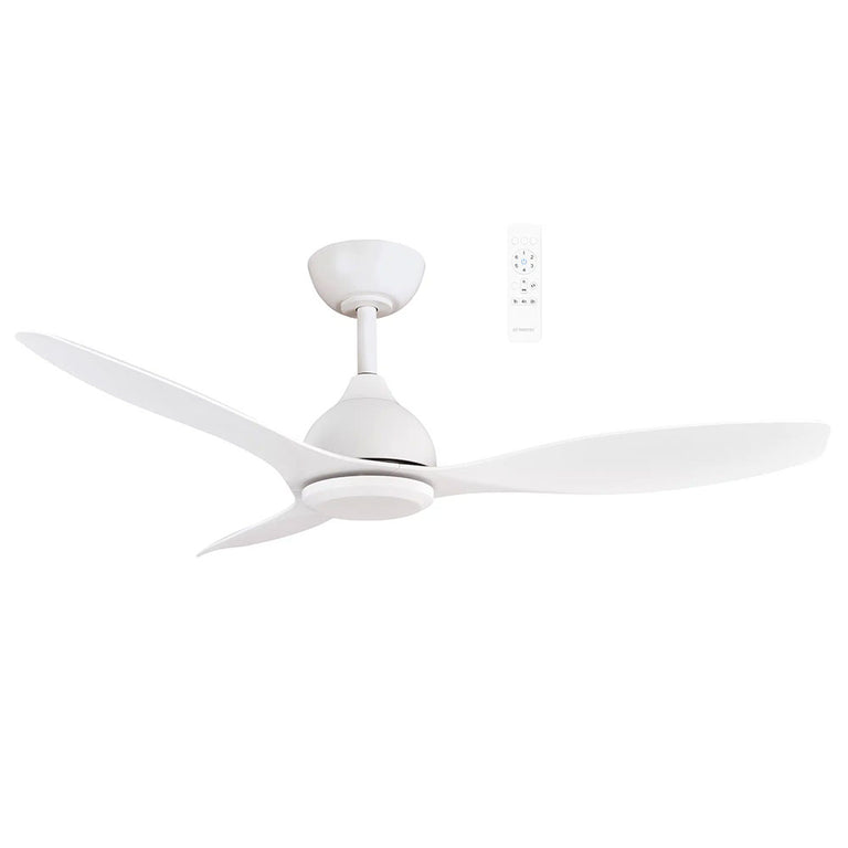 Elite 52" DC Smart Ceiling Fan With WIFI Remote Control Matt White - MEDC133W