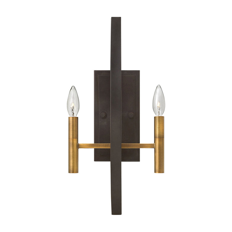 Euclid 2 Light Wall Light Spanish Bronze - HK-EUCLID2
