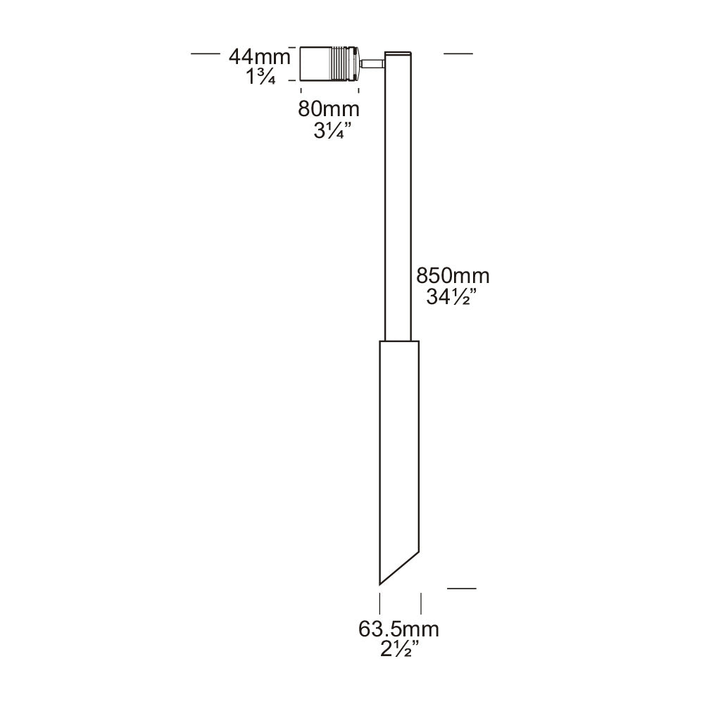 Euro Single Pole Lite 240V Retro Copper - ESPL/R/COP