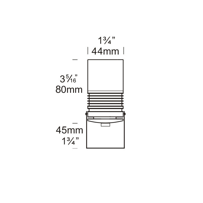 Euro Spot 12V / 24V MR11 Stainless Steel - ES/SS