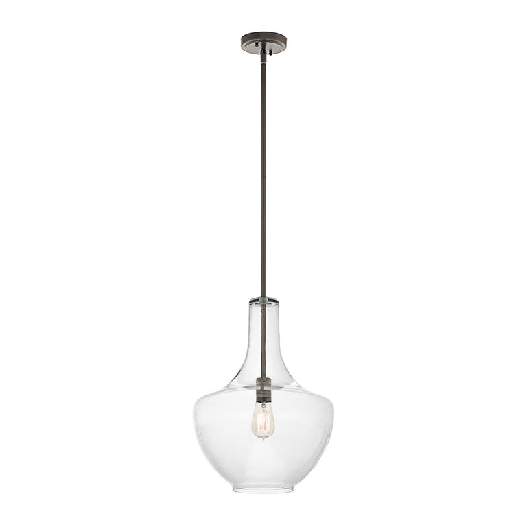 Everly 1 Light Medium Pendant Olde Bronze - KL/EVERLY/P/M/OZ