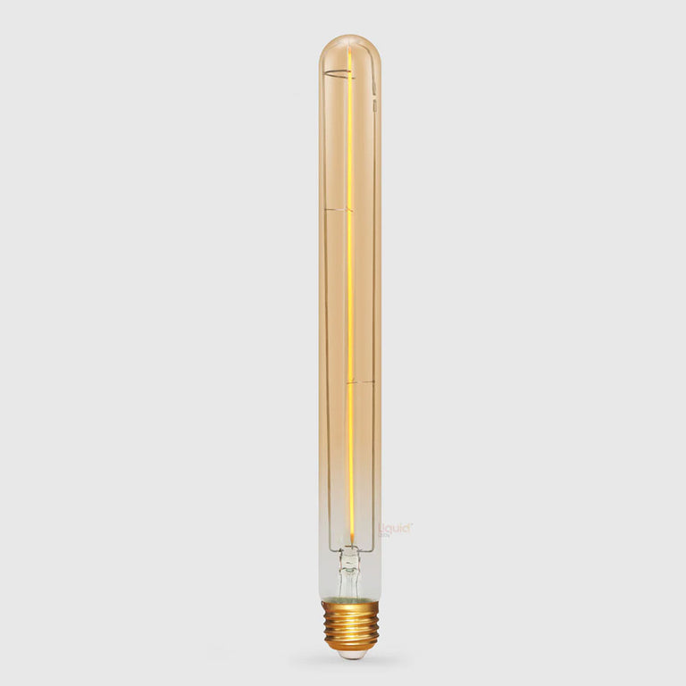 Vintage Amber Long Tubular LED 4W E27 Dimmable / Extra Warm White - F427-T30LV-A-20K
