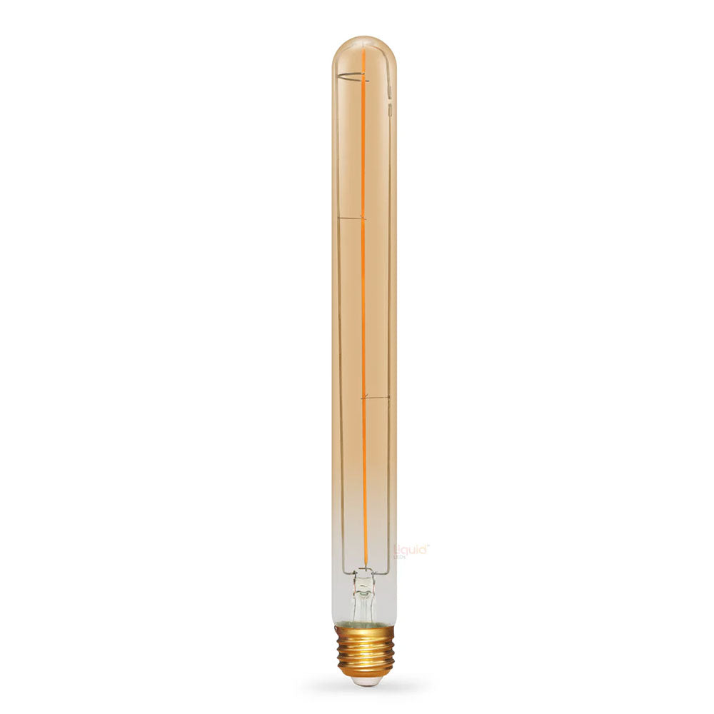 Vintage Amber Long Tubular LED 4W E27 Dimmable / Extra Warm White - F427-T30LV-A-20K