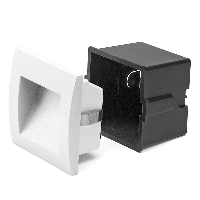 Deflector Recessed 1W LED Pathway Light White / Warm White - F6601-WH