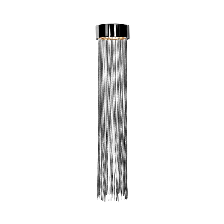Felicity 15W LED Flush Mount Light Small Nickel / Warm White - FELICITY 80 NK